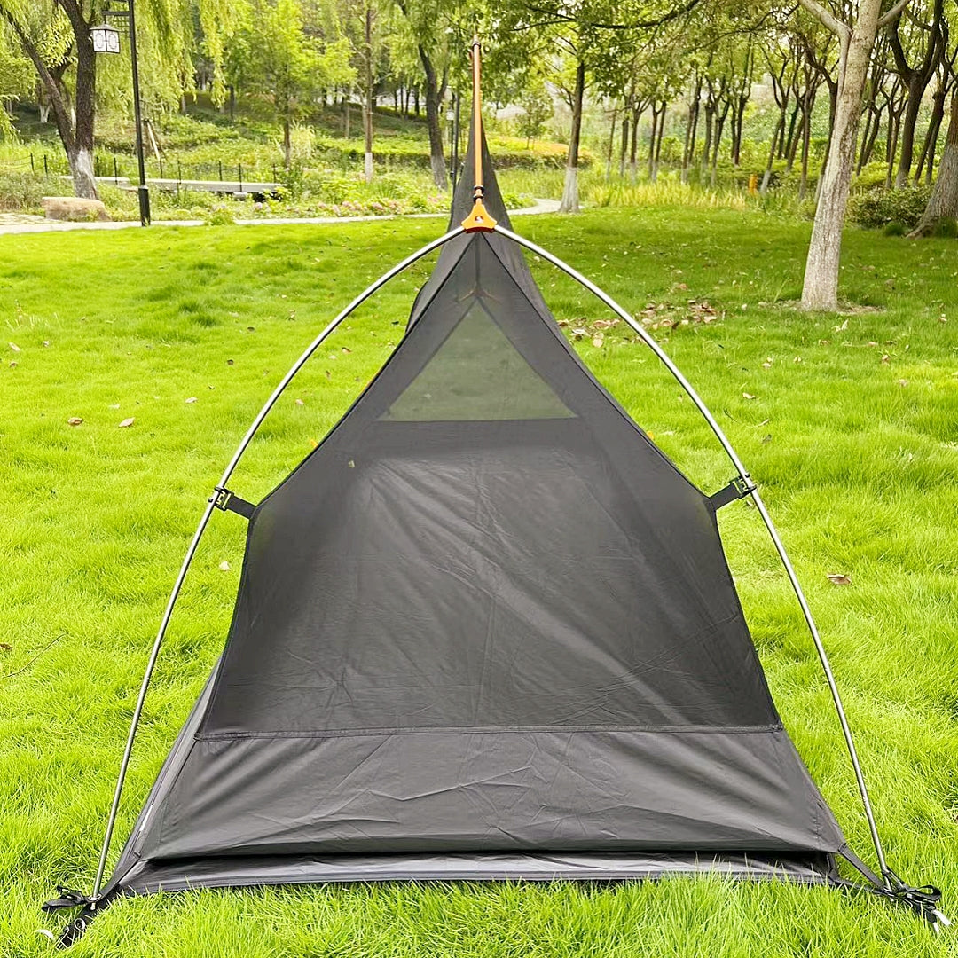 HikeVictor Dark Green Ultralight 1 Person Professional Camping Tent Outdoor Trekking Hiking Cycling Single Tents Waterproof PU4000