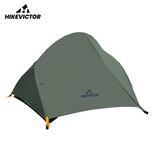 HikeVictor ダークグリーン超軽量 1 人プロフェッショナルキャンプテント屋外トレッキングハイキングサイクリングシングルテント防水 PU4000