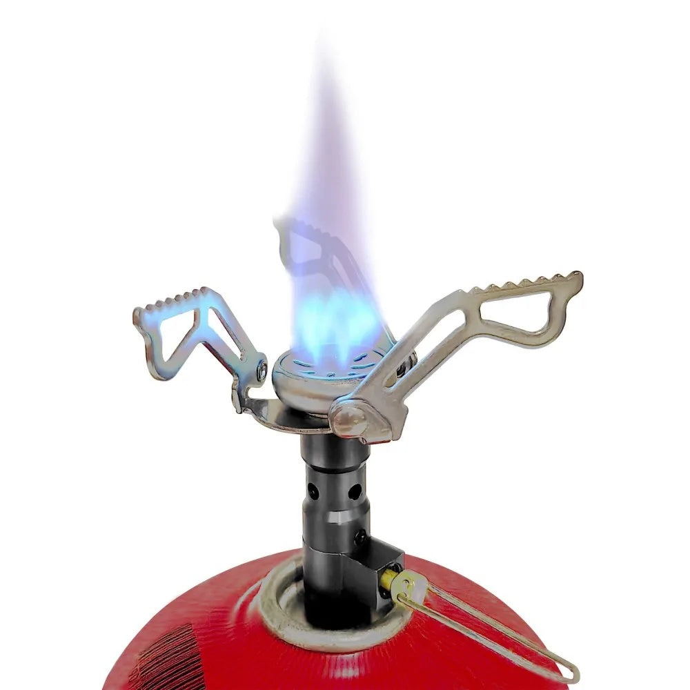 Hikevictor 3000W Camping Portable Stove Foldable Mini Cooker Outdoor Picnic Pocket Burner Cooking Gas Survival Head Stove