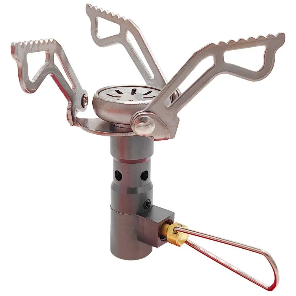 Hikevictor 3000W Camping Portable Stove Foldable Mini Cooker Outdoor Picnic Pocket Burner Cooking Gas Survival Head Stove
